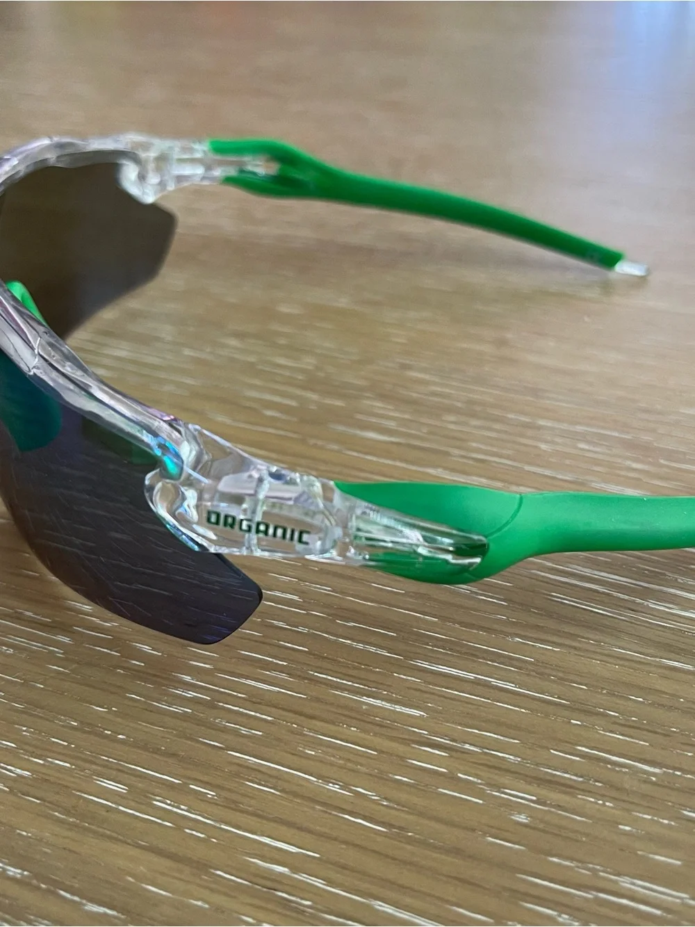 Larry June x Midnight Organic Optics Sunglasses Green Blue